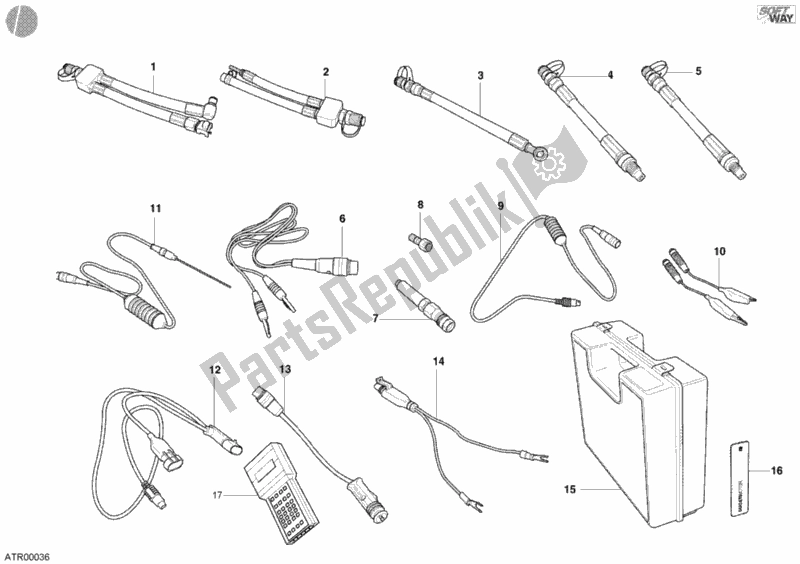 Todas las partes para Instrumento De Control De Presión de Ducati Supersport 1000 SS 2005